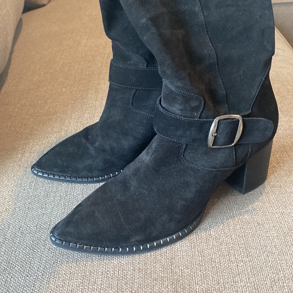 Free People black suede boots - Picture 3 of 7
